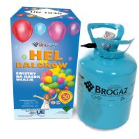 Hélium palack, kék palack, 50 lufihoz, lufi  nélkül
