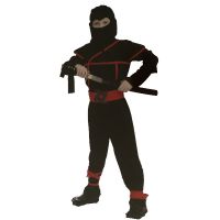 Ninja gyermek jelmez,  M (110-120cm)