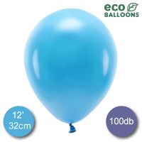 ECO lufi, latex, 30cm 100 db, türkiz kék